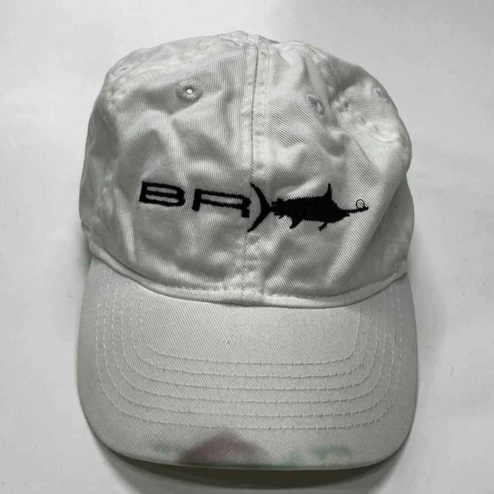 Legacy‎ White BR Fishing Hat White Kids Youth Stretch